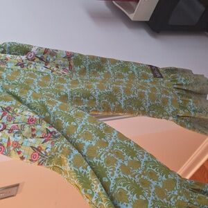 Matilda Jane Green Floral Wide Leg Pants